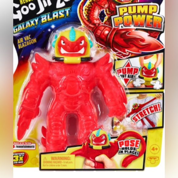 Other - Heroes of Goo Jit Zu Galaxy Blast Pump Power - Air Vac Blazagon